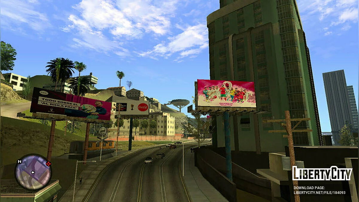 Рекламные щиты и муралы Катара / GTA San Andreas