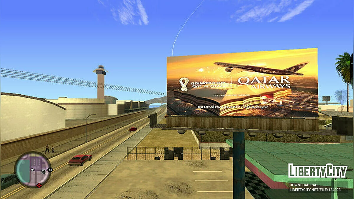 Рекламные щиты и муралы Катара / GTA San Andreas