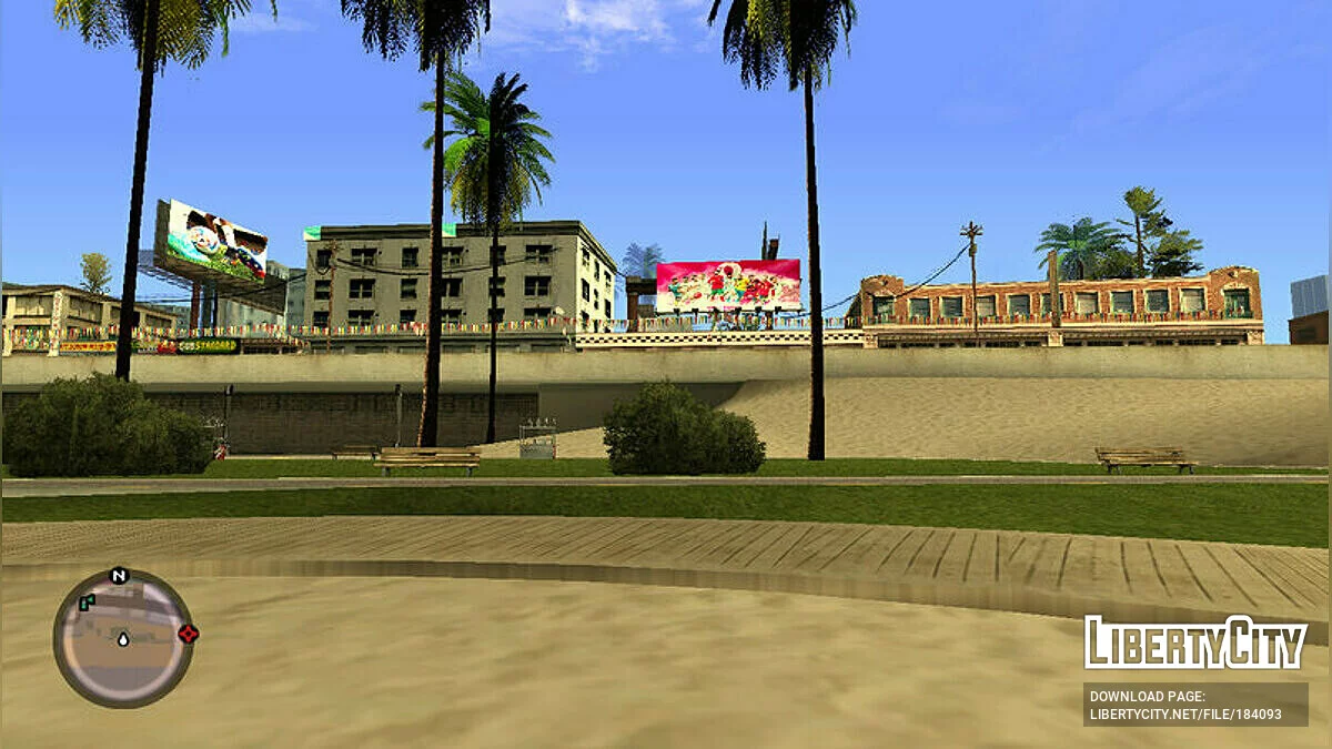 Рекламные щиты и муралы Катара / GTA San Andreas