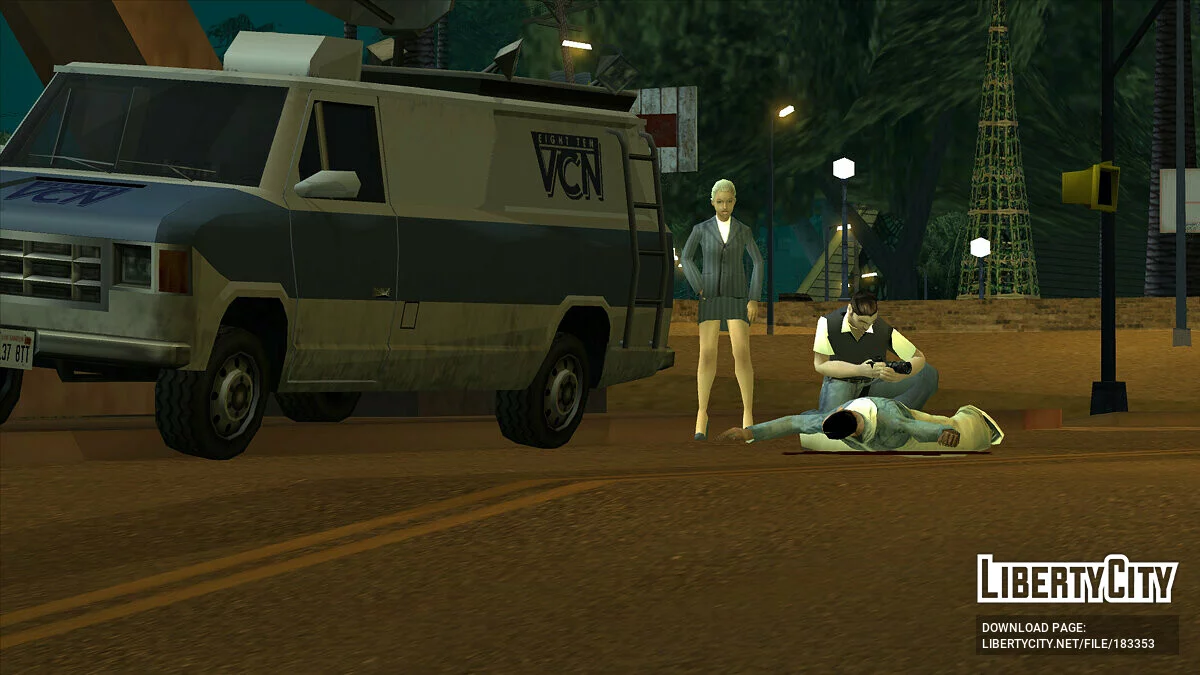 VCN Newsvan (Xbox) / GTA San Andreas