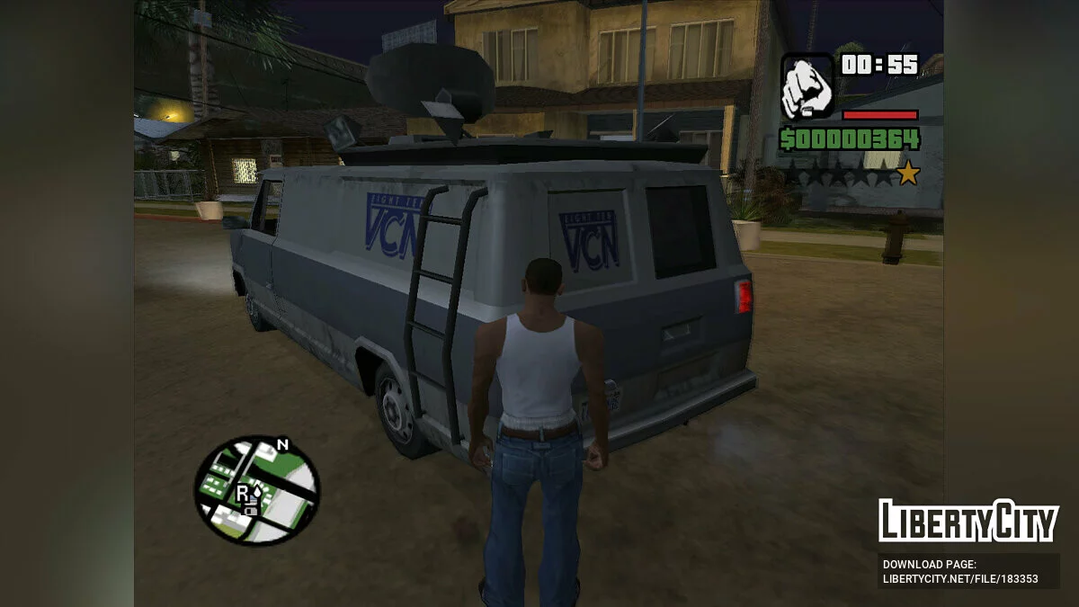 VCN Newsvan (Xbox) / GTA San Andreas