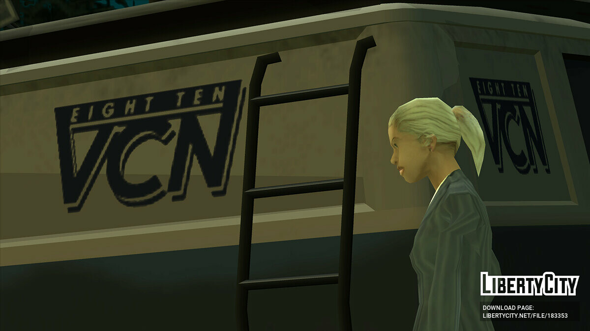 VCN Newsvan (Xbox) для GTA San Andreas - Картинка #1