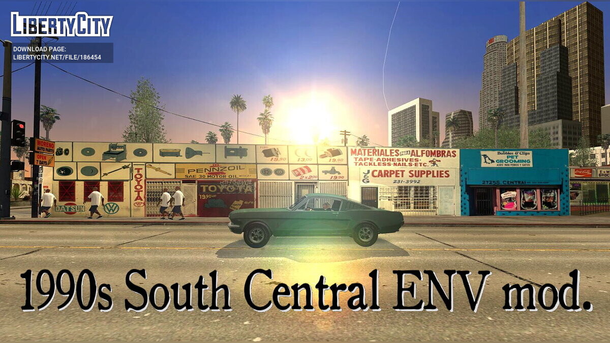 1990s South Central Environment для GTA San Andreas - Картинка #1