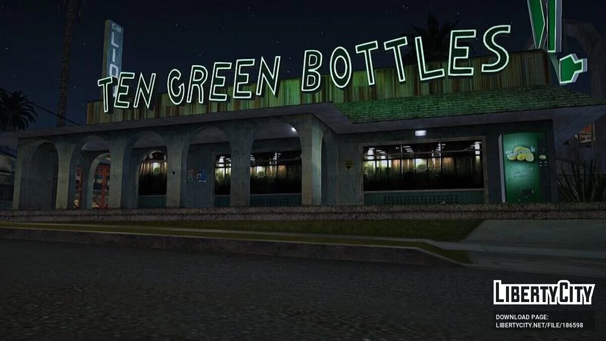 HD бар Ten Green Bottles / GTA San Andreas