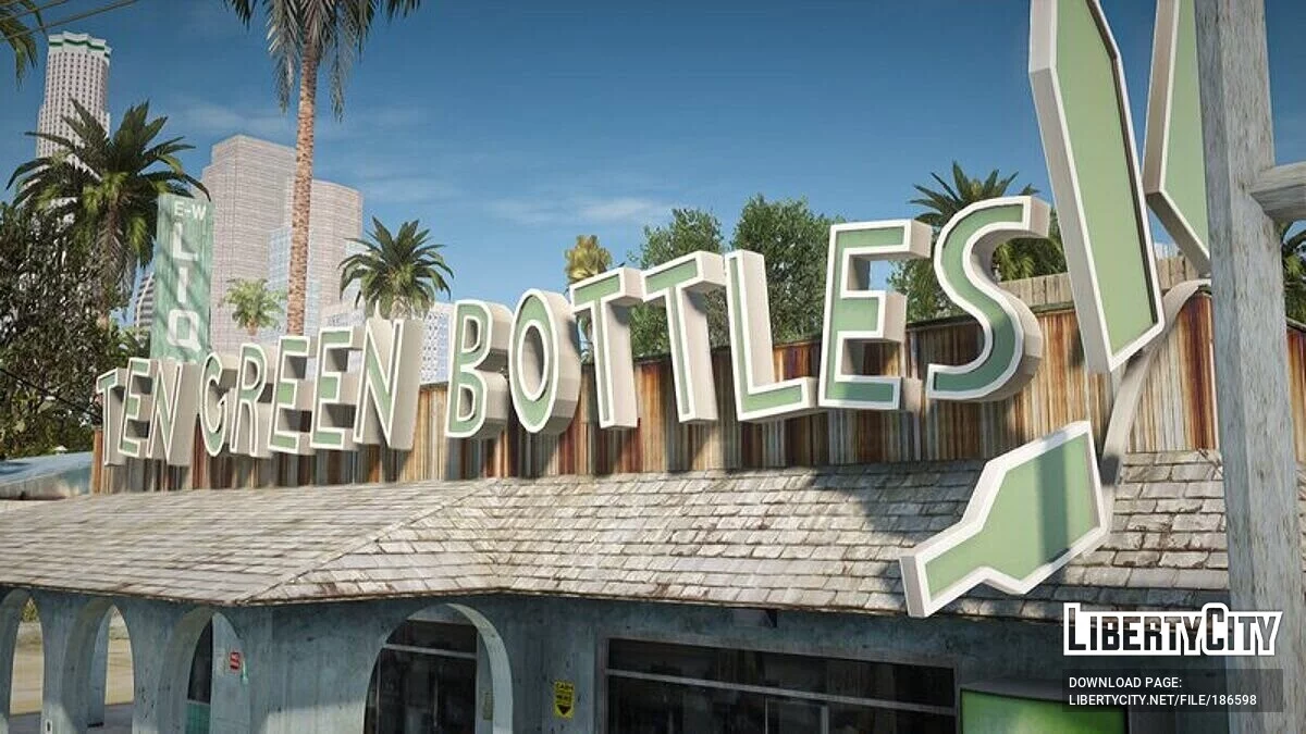HD бар Ten Green Bottles / GTA San Andreas