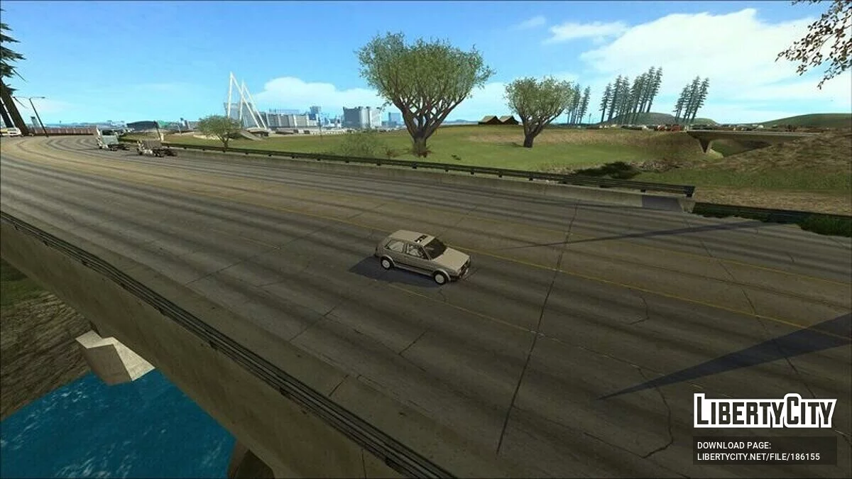 Новая дорога в сельской местности + бонус / GTA San Andreas