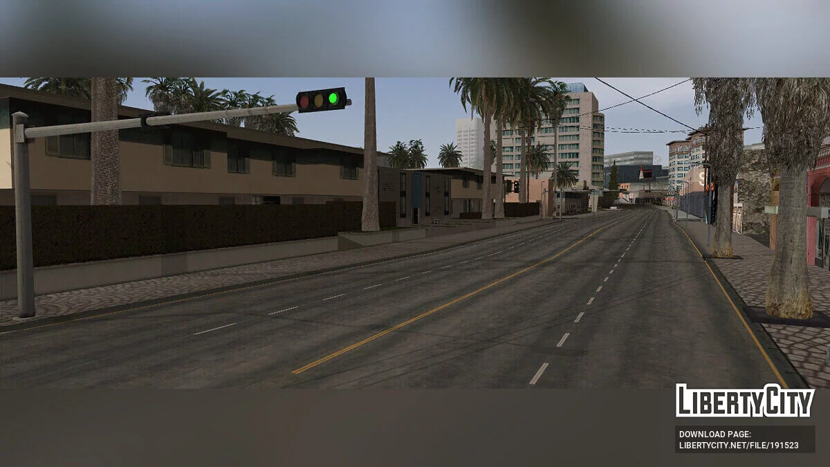 Дороги с трещинами и заплатками / GTA San Andreas
