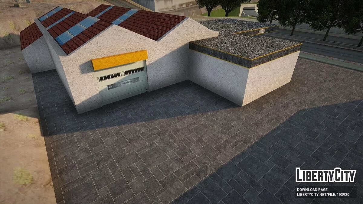 Новые текстуры заброшенного гаража в Сан-Фиерро / GTA San Andreas