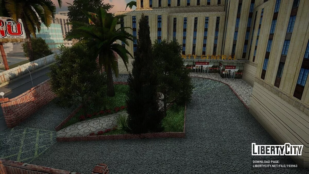 Ретекстур больницы в Лос-Сантосе / GTA San Andreas