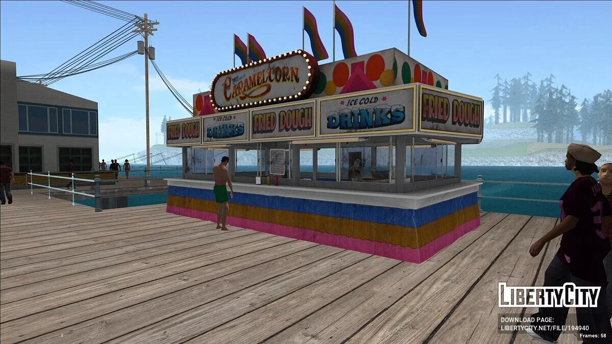 HD Киоск с едой / GTA San Andreas