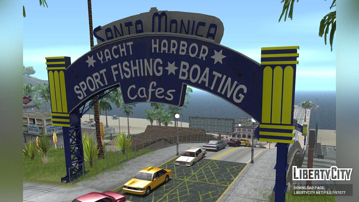 HD Вывеска Санта Моника / GTA San Andreas