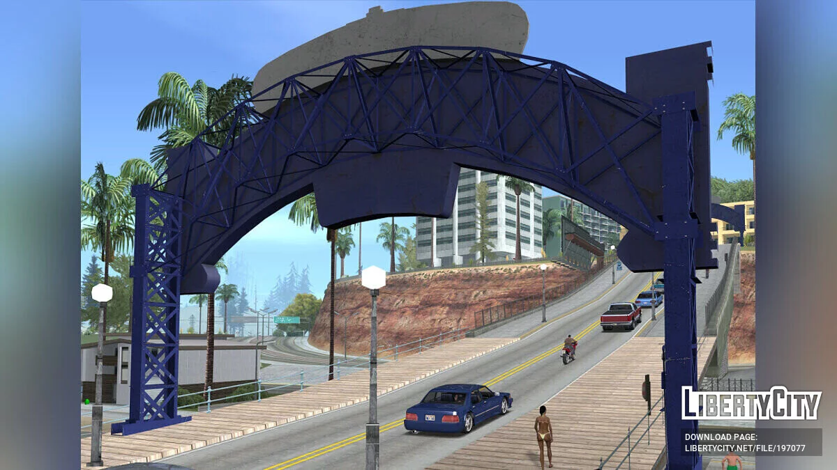 HD Вывеска Санта Моника / GTA San Andreas