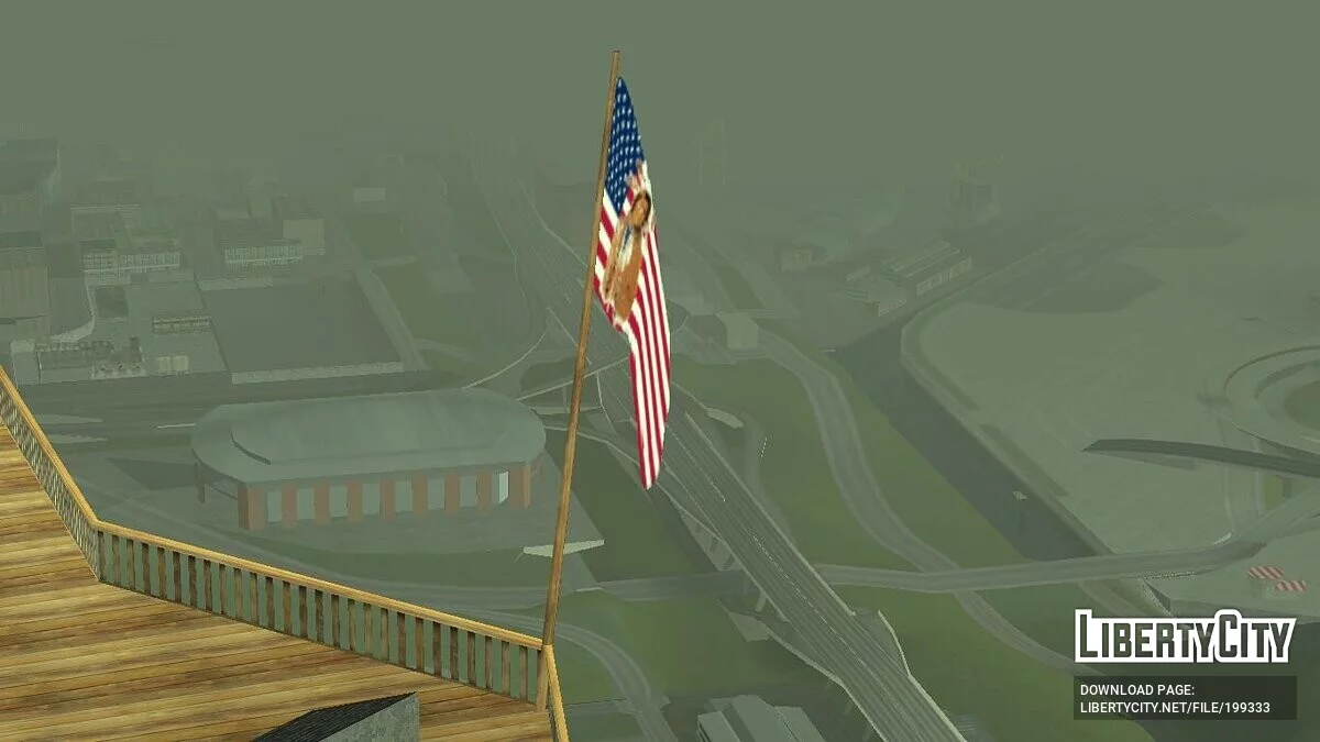 Флаг коренных американцев на Чиллиаде / GTA San Andreas