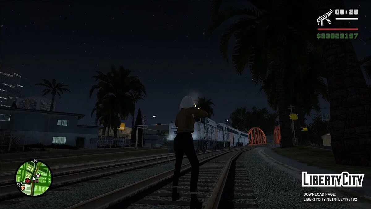 Улучшенный HD HUD / GTA San Andreas