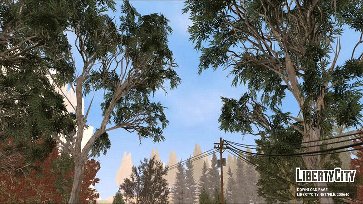 Растительность в стиле GTA 5 (Project V_Vegetation) / GTA San Andreas
