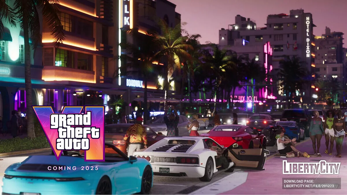 Загрузочный экран в стиле GTA 6 / GTA San Andreas