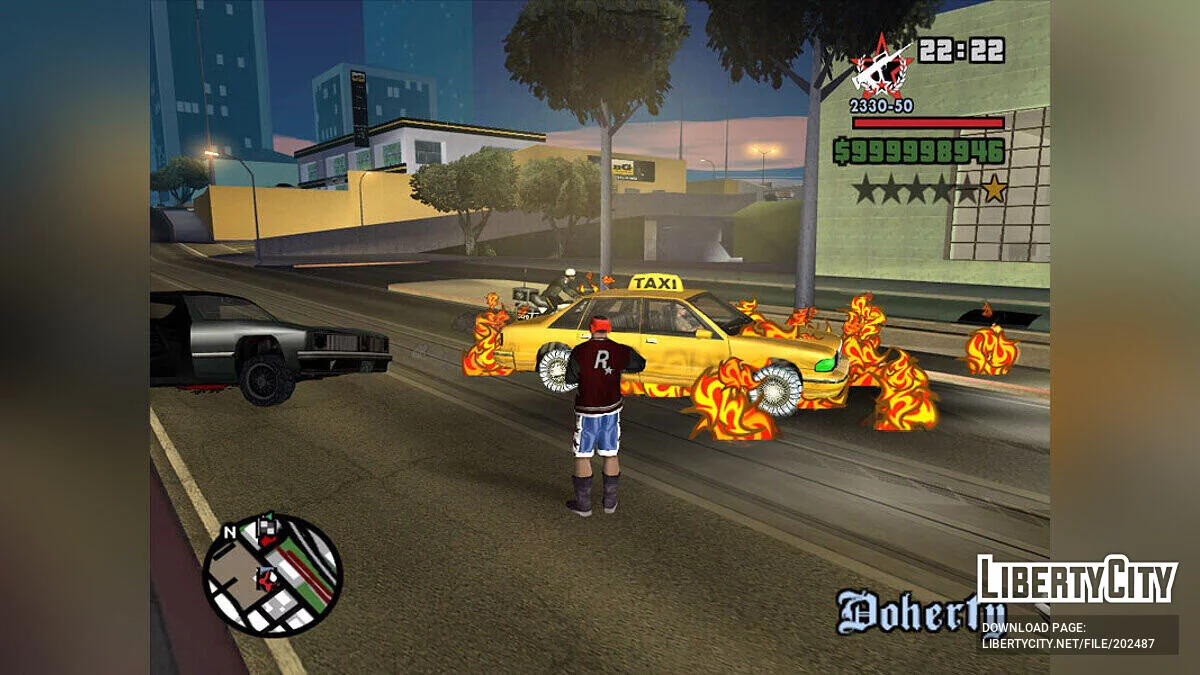 Мультяшные эффекты из игры Bad Day / GTA San Andreas