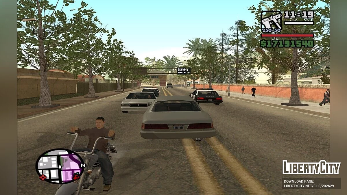 Деревья и пальмы высокого качества / GTA San Andreas