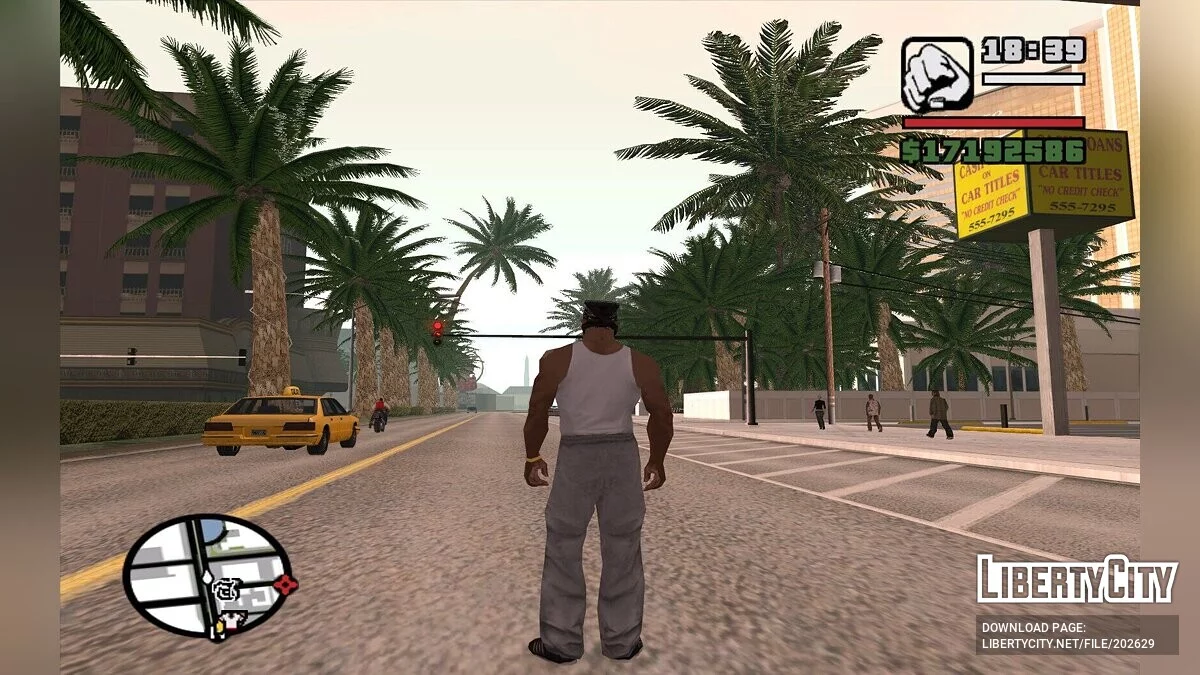 Деревья и пальмы высокого качества / GTA San Andreas