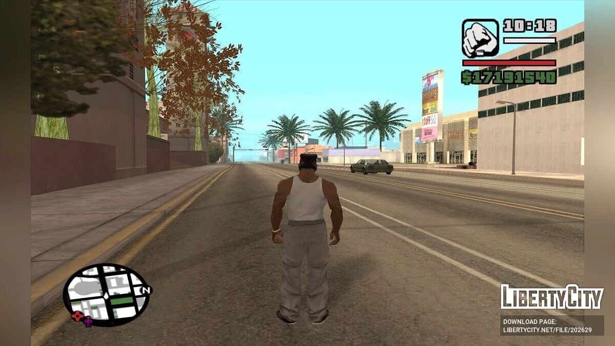 Деревья и пальмы высокого качества / GTA San Andreas