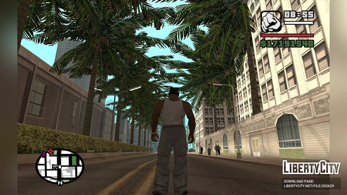 Деревья и пальмы высокого качества / GTA San Andreas