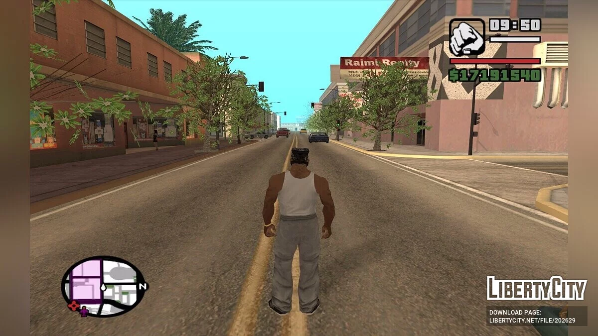 Деревья и пальмы высокого качества / GTA San Andreas