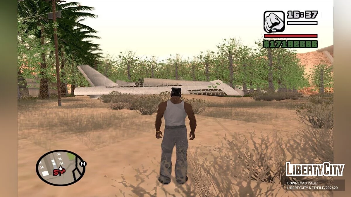 Деревья и пальмы высокого качества / GTA San Andreas