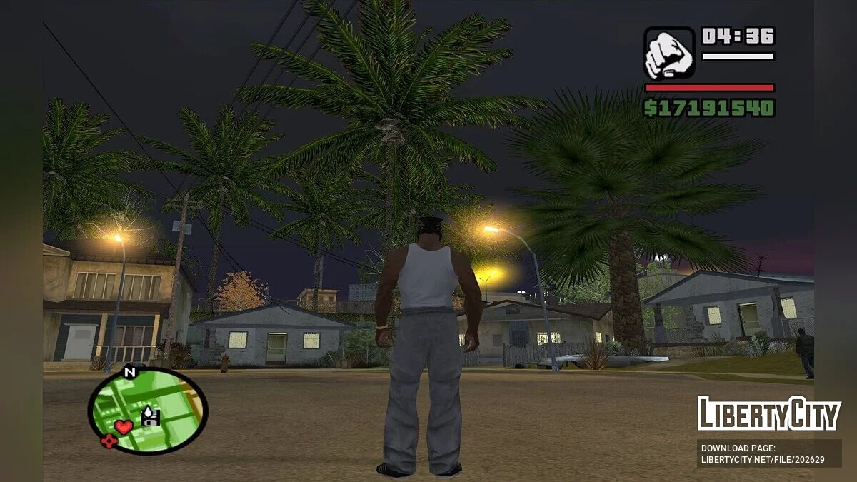 Деревья и пальмы высокого качества / GTA San Andreas