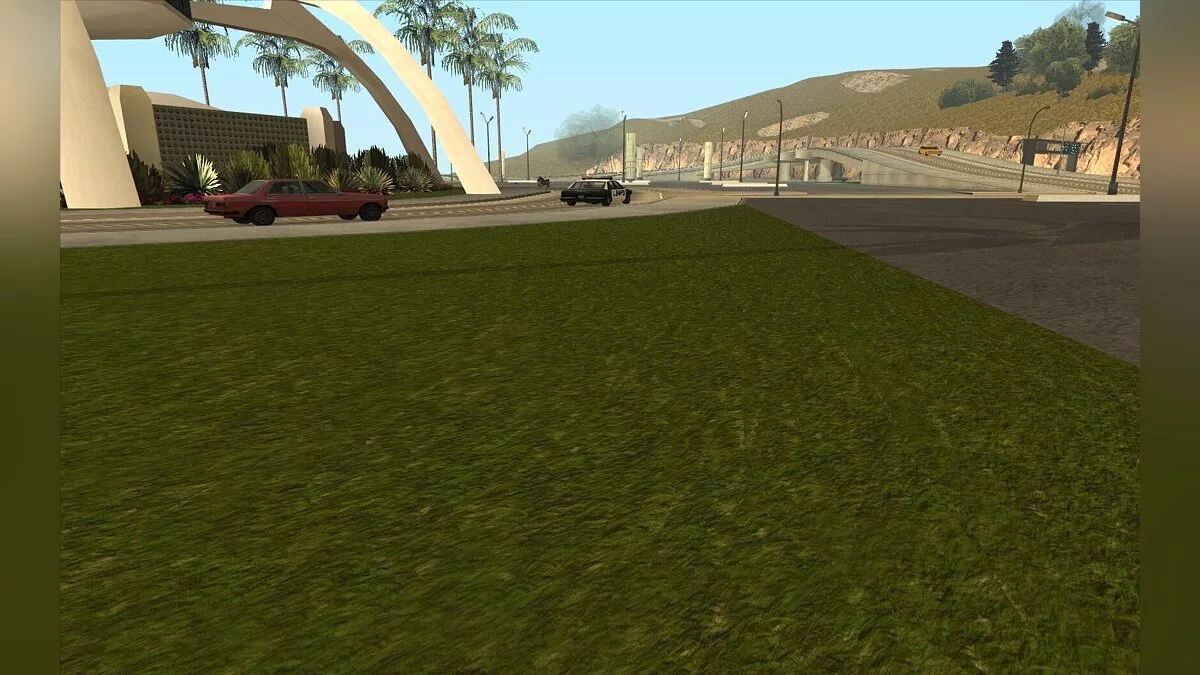 Улучшенные газоны в аэропорту / GTA San Andreas