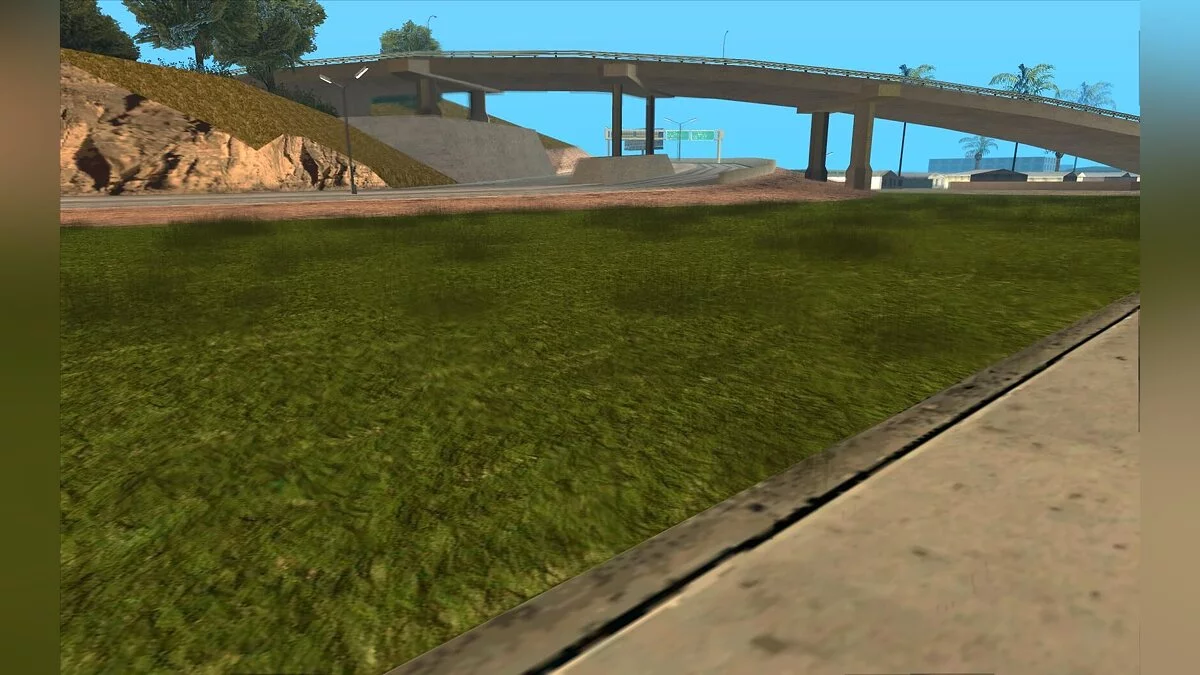 Улучшенные газоны в аэропорту / GTA San Andreas