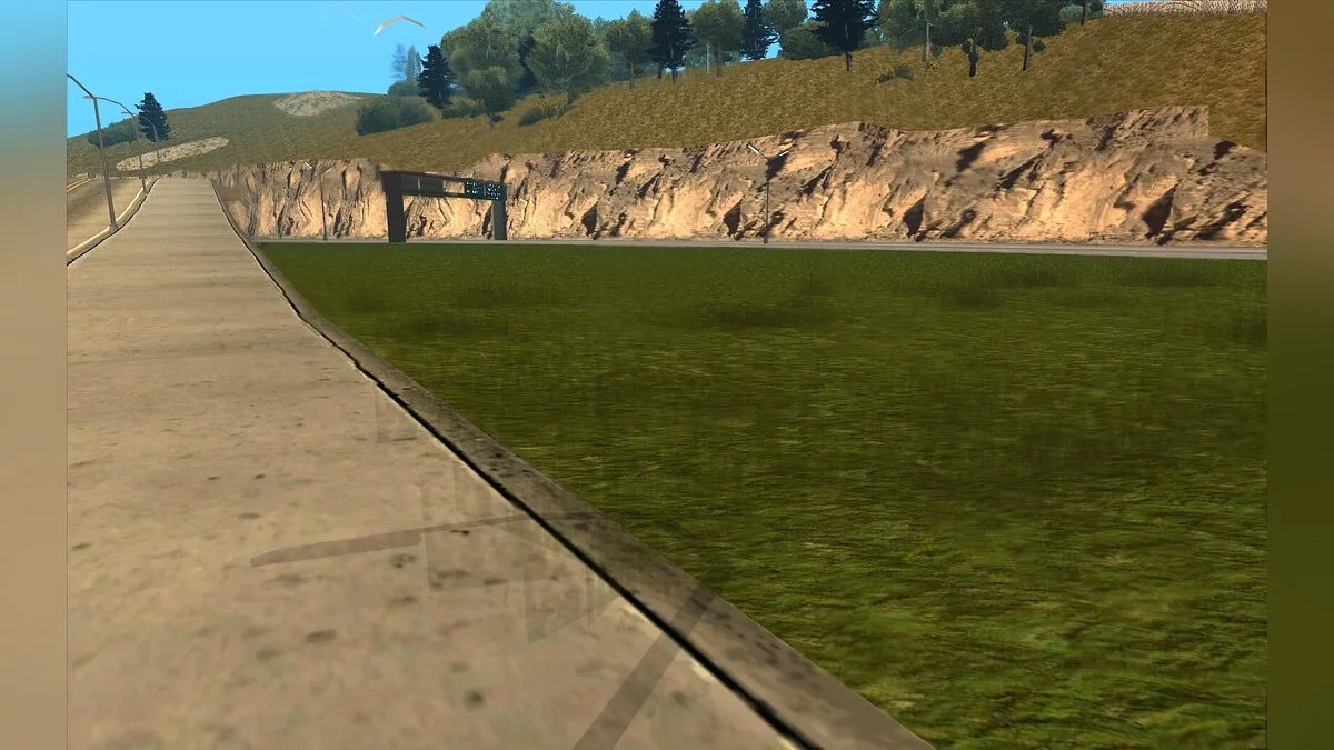 Улучшенные газоны в аэропорту / GTA San Andreas