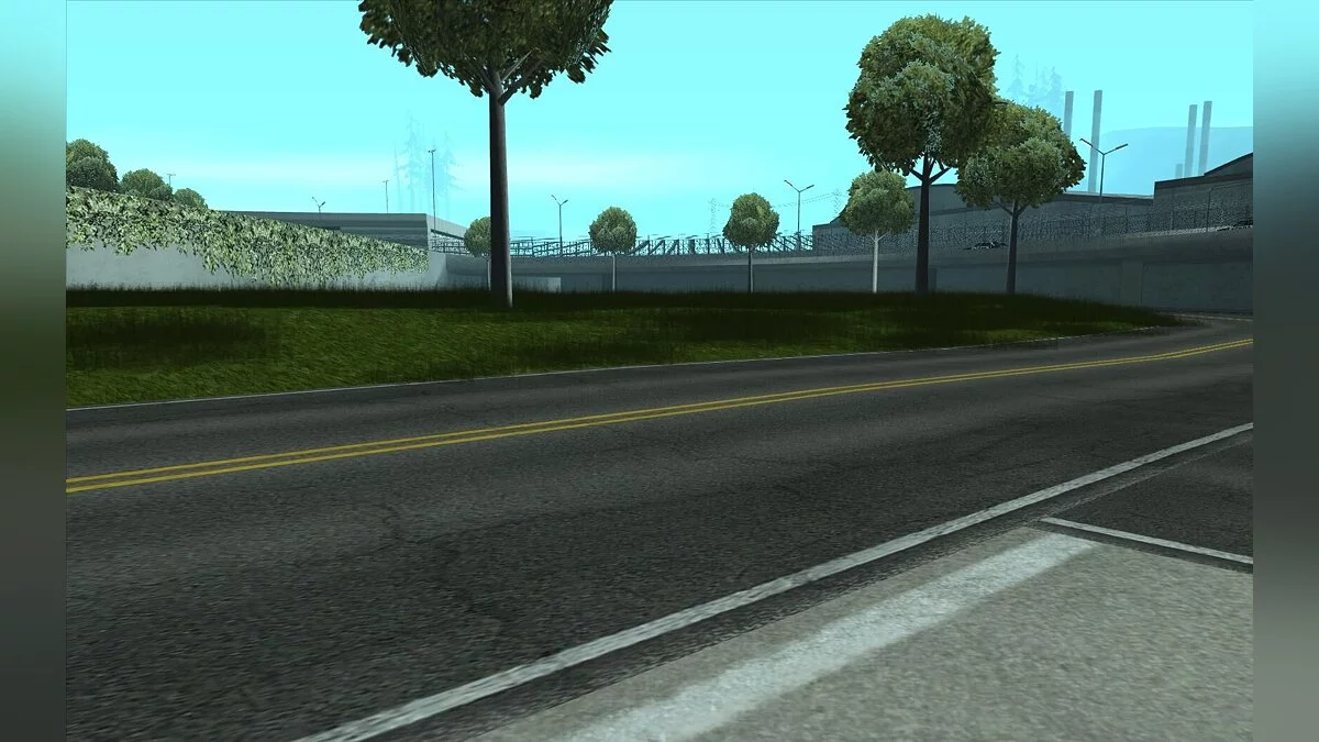 Улучшенные газоны в аэропорту / GTA San Andreas