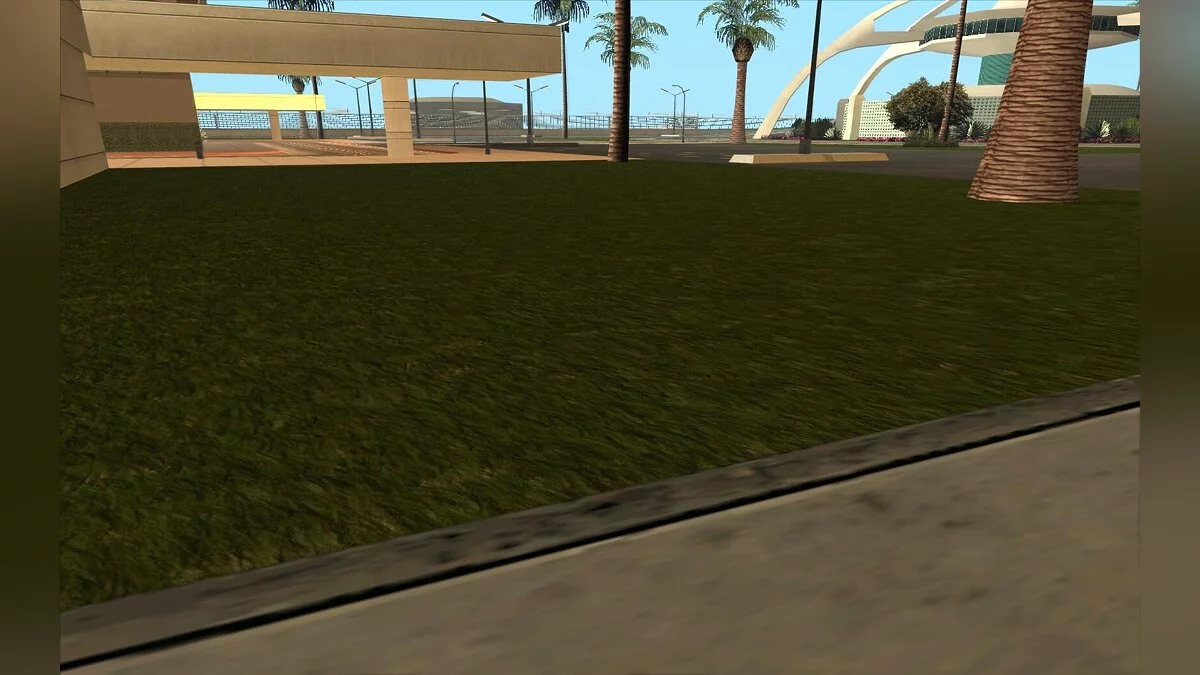 Улучшенные газоны в аэропорту / GTA San Andreas