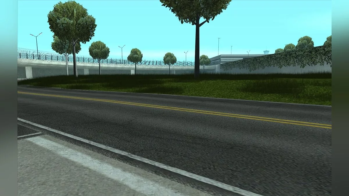 Улучшенные газоны в аэропорту / GTA San Andreas