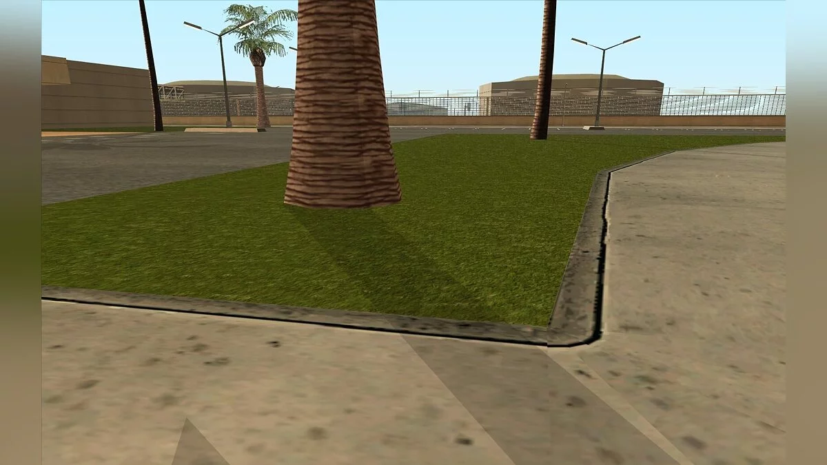 Улучшенные газоны в аэропорту / GTA San Andreas