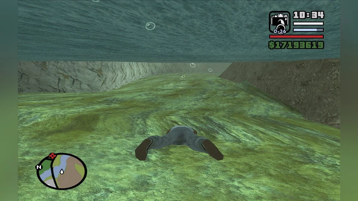 Морское дно в HD / GTA San Andreas