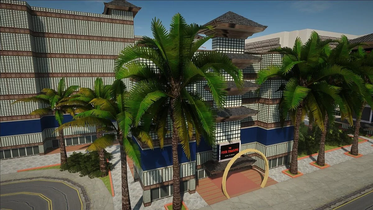 HD текстуры для казино Четыре Дракона / GTA San Andreas