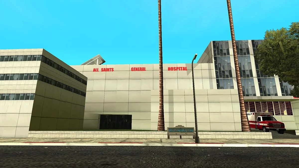 Госпиталь в стиле GTA 5 / GTA San Andreas