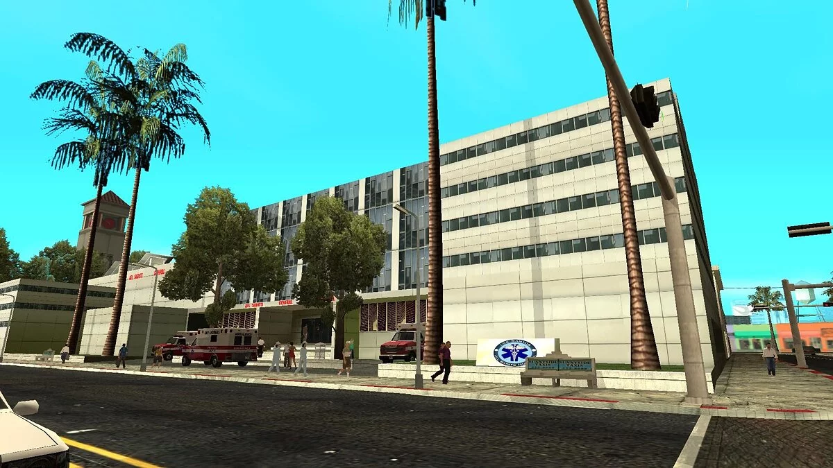 Госпиталь в стиле GTA 5 / GTA San Andreas
