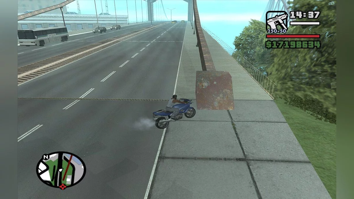 Новые дороги, обочины и тротуары в Сан Фиерро / GTA San Andreas