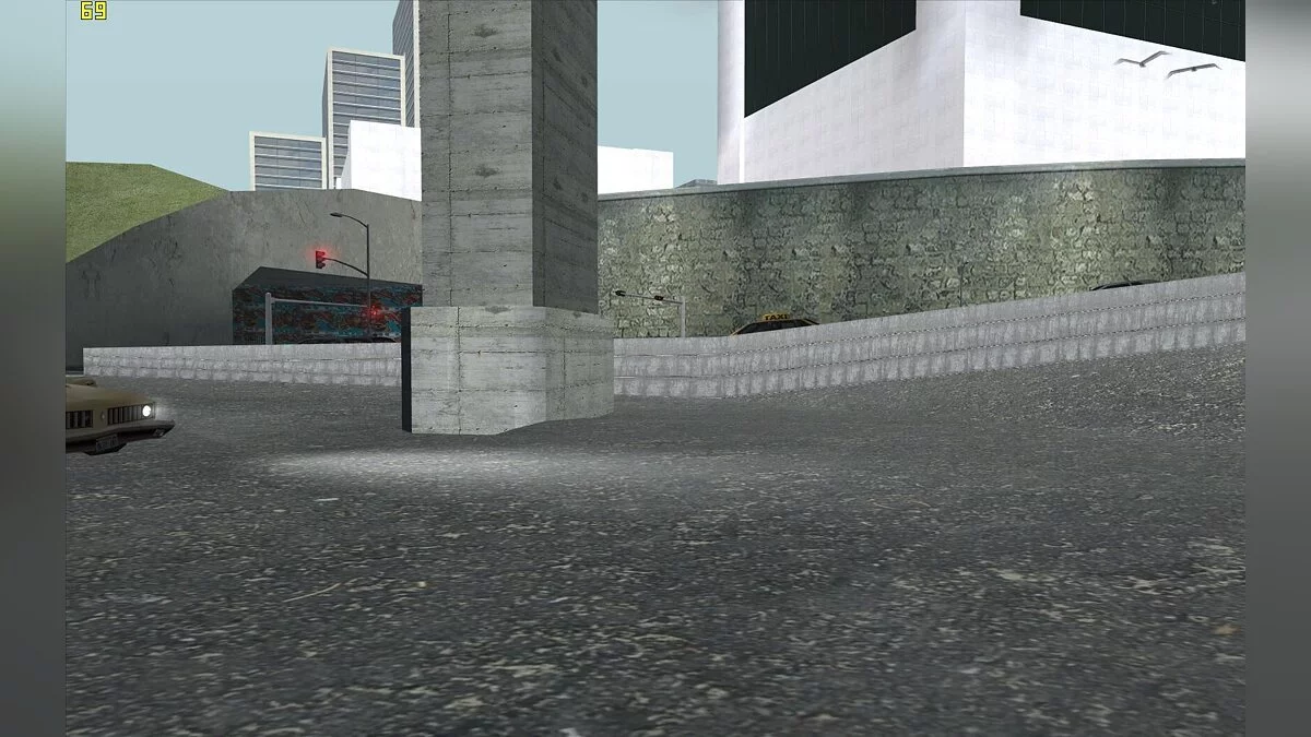 Новые дороги, обочины и тротуары в Сан Фиерро / GTA San Andreas