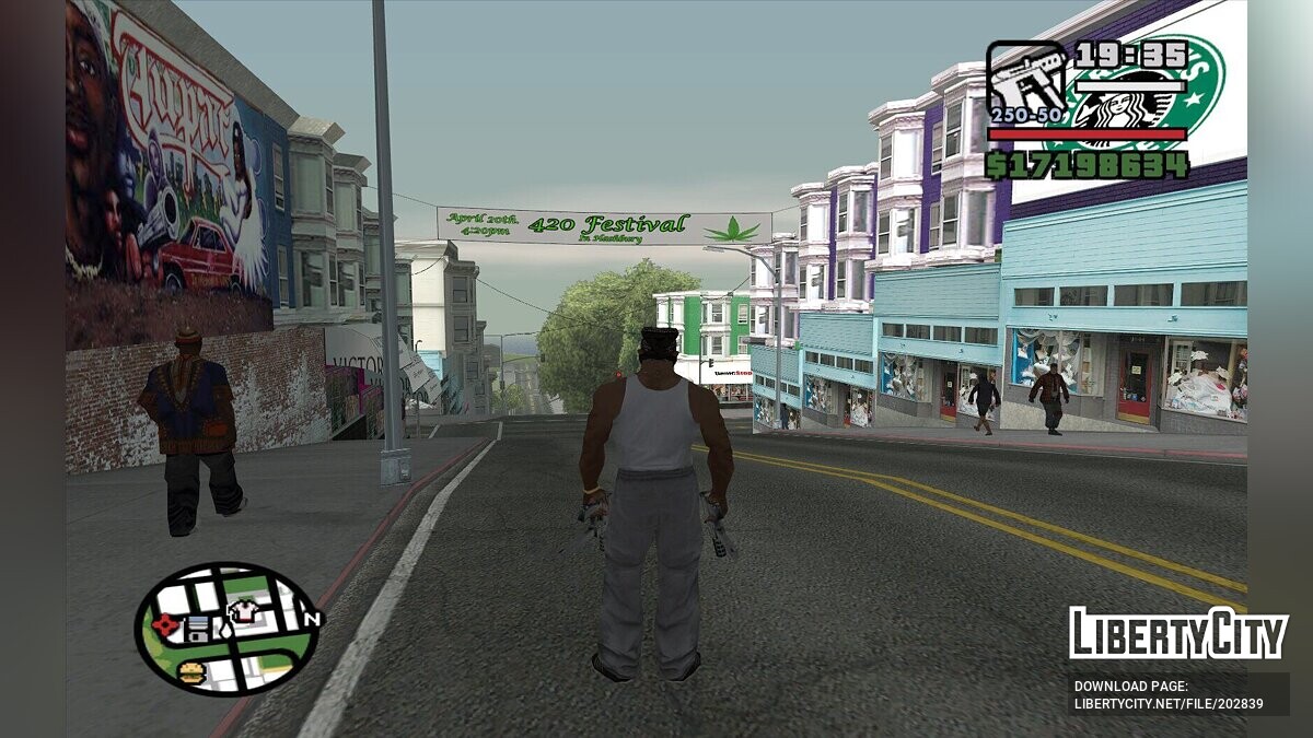 Скачать Новые магазины района Hashbury для GTA San Andreas