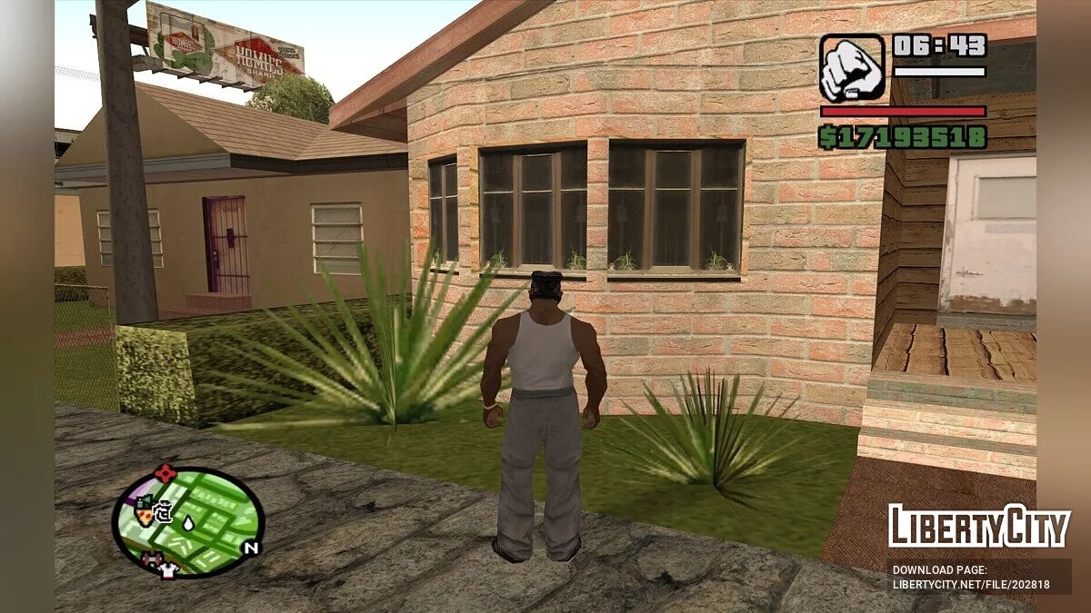 Новый дом Биг Смоука / GTA San Andreas