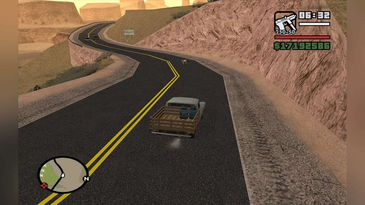 Новые дороги в пустыне / GTA San Andreas