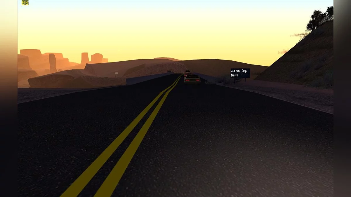 Новые дороги в пустыне / GTA San Andreas