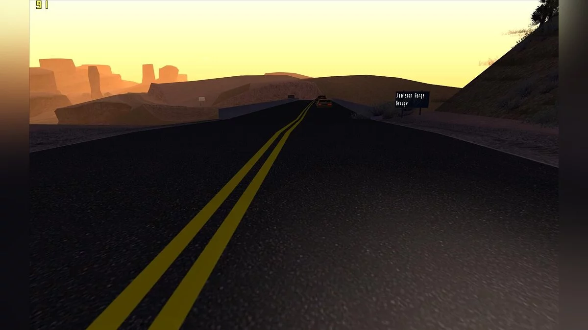 Новые дороги в пустыне / GTA San Andreas