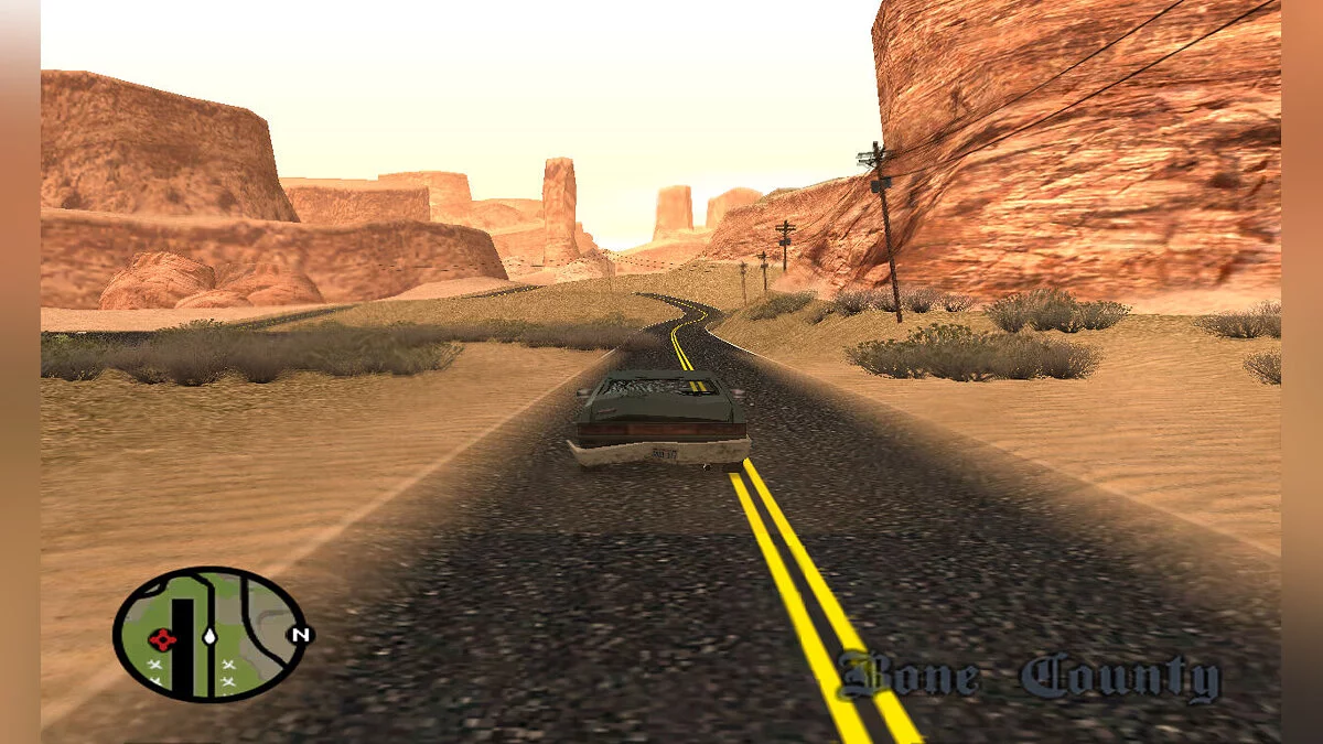 Новые дороги в пустыне / GTA San Andreas