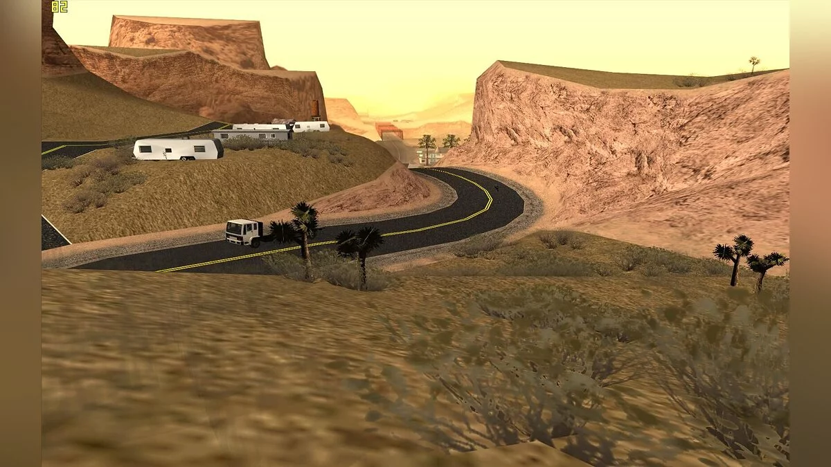 Новые дороги в пустыне / GTA San Andreas