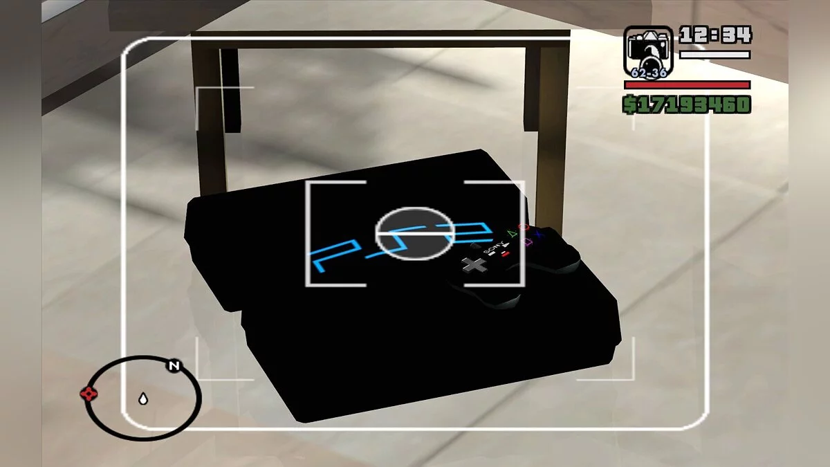 PS2 в доме Си-Джея / GTA San Andreas