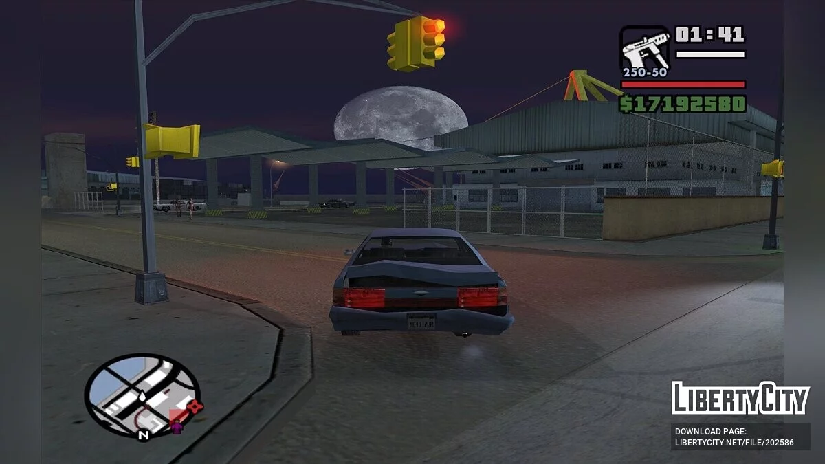Реалистичная большая луна / GTA San Andreas